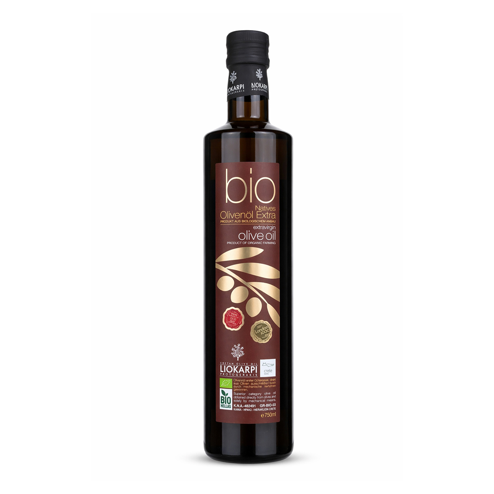 Liokarpi・ Kretisches Olivenöl・BIO 750 ml Liokarpi・ Kretisches Olivenöl・BIO 750 ml