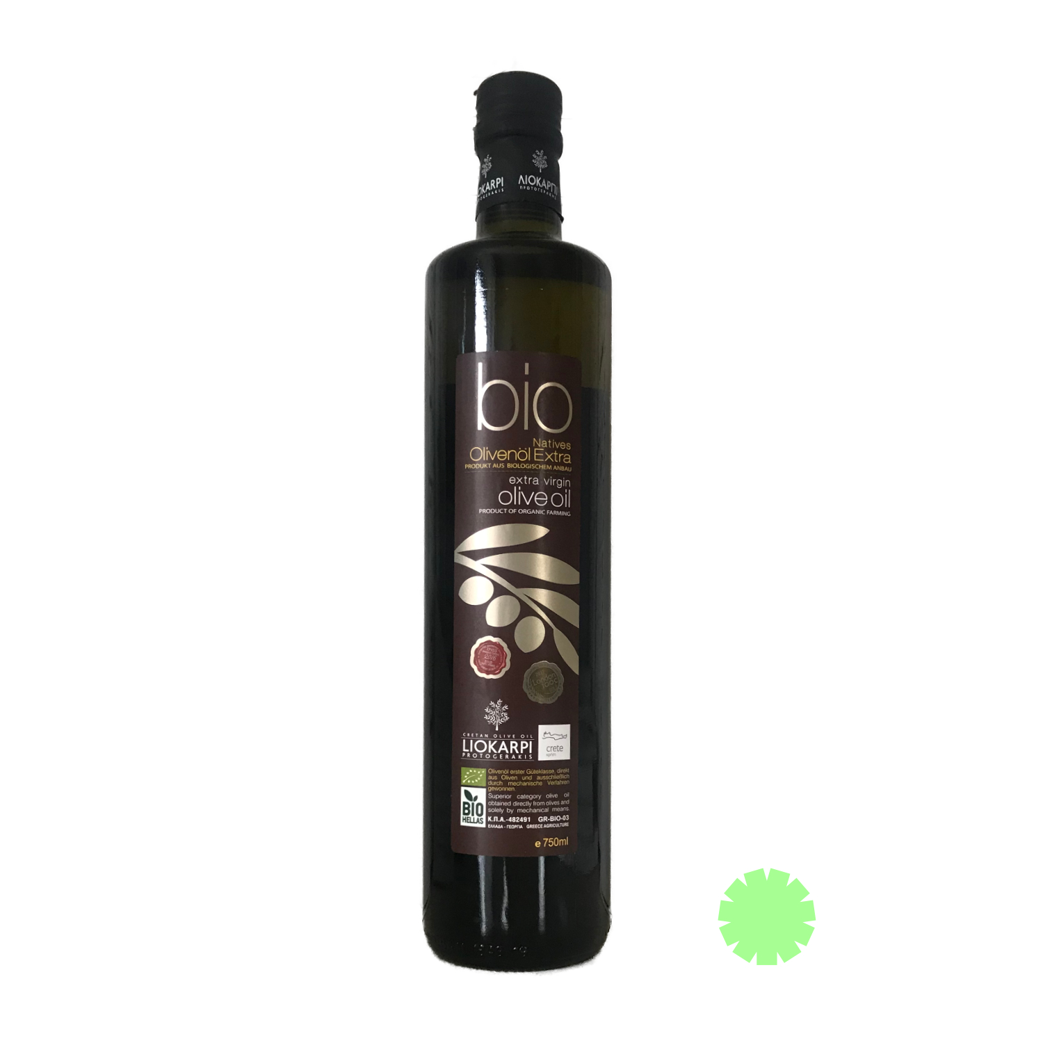 Liokarpi・ Kretisches Olivenöl・750 ml BIO