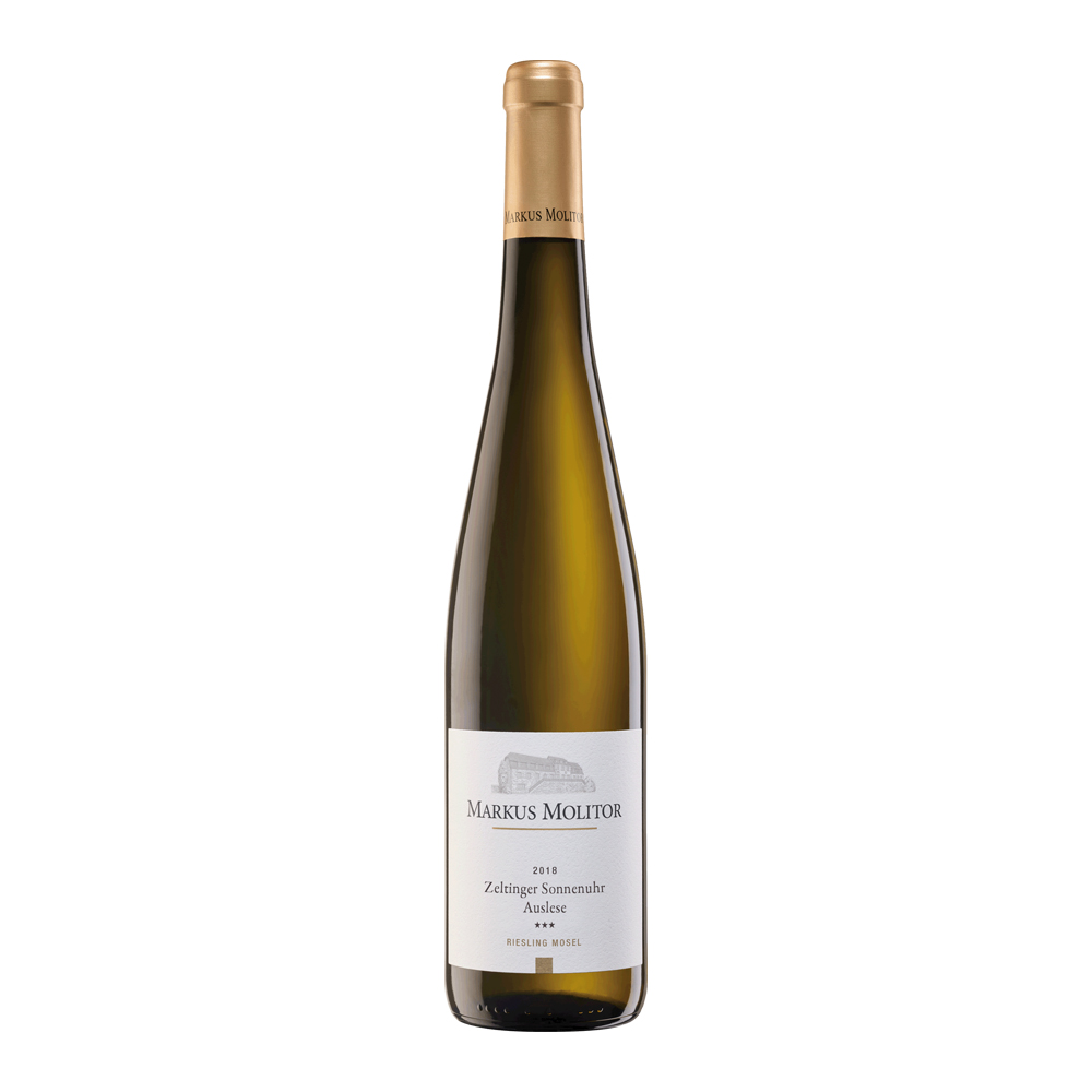 Riesling Goldene Kapsel Auslese Zeltinger Sonnenuhr *** Dreistern 2018