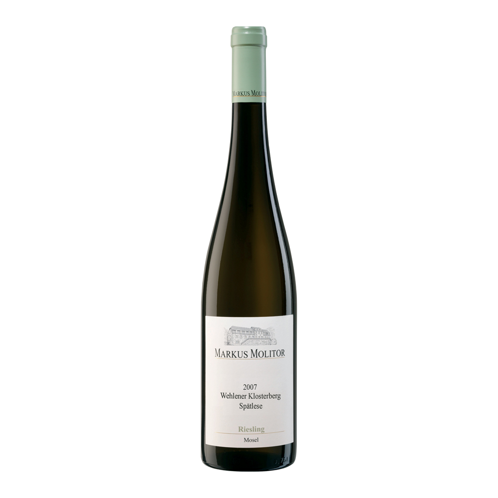 Riesling Grüne Kapsel Wehlener Klosterberg Spätlese 2007