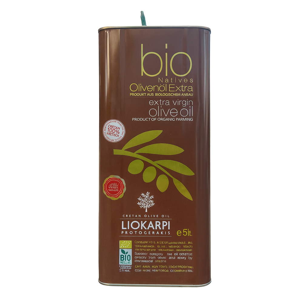 Liokarpi・Kretisches Olivenöl・BIO 5000 ml Kanister